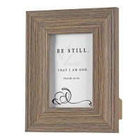 2pk -Photo Frame Tabletop Be Still Ps46:10 4x6 Brn - (Pack of 2)