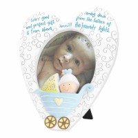 2pk -Photo Frame Tabletop Boy Every Good&perfect Resin - (Pack of 2)