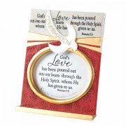 2pk -Photo Frame Tabletop Confirmation Rom.5:5 Resin - (Pack of 2)