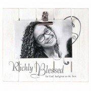 2pk -Photo Frame Tabletop Richly Blessed For God Has - (Pack of 2) 2pk -Photo Frame Tabletop Richly Blessed For God Has - (Pack of 2)