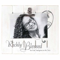 2pk -Photo Frame Tabletop Richly Blessed For God Has - (Pack of 2)