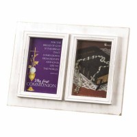 2pk -Photo Frame Wall Communion Jn6:33 Mdf 4x6 - (Pack of 2)