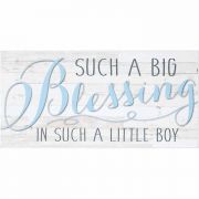 Plaque Wall Such A Blessing Boy Mdf 10x5 - (Pack of 2)
