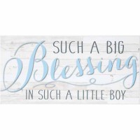2pk -Plaque Wall Such A Blessing Boy Mdf 10x5 - (Pack of 2) 2pk -Plaque Wall Such A Blessing Boy Mdf 10x5 - (Pack of 2)