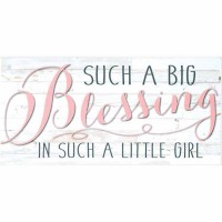 2pk -Plaque Wall Such A Blessing Girl Mdf 10x5 - (Pack of 2)