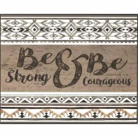 Plaque Wall Be Strong Josh. 1:9 Mdf 10x8 Plaque Wall Be Strong Josh. 1:9 Mdf 10x8