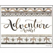 Plaque Wall Adventure Awaits Mdf 10x8