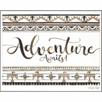 Plaque Wall Adventure Awaits Mdf 10x8