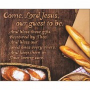 2pk -Plaque Wall Come Lord Jesus Mdf 10x8 - (Pack of 2)