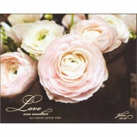 2pk -Plaque Wall Love One Jn 15:12 Mdf 10x8 - (Pack of 2)