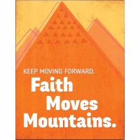 Plaque Wall Keep Moving Forward Mdf 11x14