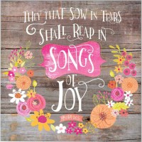 Plaque Wall They That Sow Tears Ps.126.5