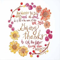 Plaque Wallwhatever You Do Col.3:17 Mdf