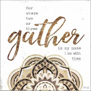 Plaque Wall Gather For Where Two Mdf