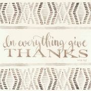 Plaque Wall Give Thanks Mdf 12x12