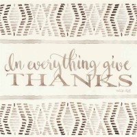 Plaque Wall Give Thanks Mdf 12x12