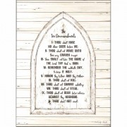 Plaque Wall Ten Commandments Ex.20:3-17 Mdf Plaque Wall Ten Commandments Ex.20:3-17 Mdf
