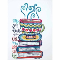 Plaque Wall My Soul Thirsts Ps.42:2 Mdf