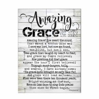 Plaque Wall Amazing Grace Mdf 12x16