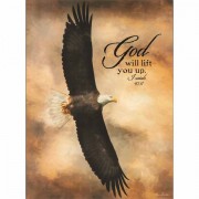 Plaque Wall Eagle Mdf 12x16