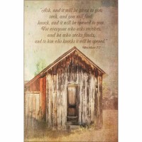 Plaque Wall Ask Matt.7:7 Mdf 12x18 Plaque Wall Ask Matt.7:7 Mdf 12x18