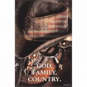 Plaque Wall God Country Mdf 12x18