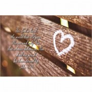 2pk -Plaque Wall John 3:16 Mdf 12x8 - (Pack of 2) 2pk -Plaque Wall John 3:16 Mdf 12x8 - (Pack of 2)