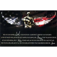 2pk -Plaque Wall Soldier Put On My Uniform Mdf - (Pack of 2)