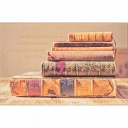 Plaque Wall Books Prov 18:15 Mdf 14x9