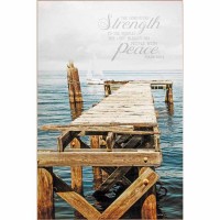 Plaque Wall The Lord Gives Strength Mdf