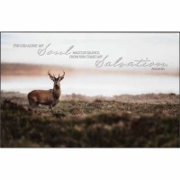 Plaque Wall For God Alone Ps.62:1 Mdf
