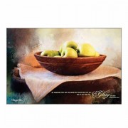 Plaque Wall Apple 1cor10:31 Mdf 18x12