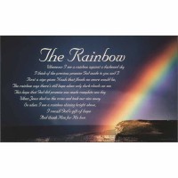 Plaque Wall Rainbow Mdf 20x12