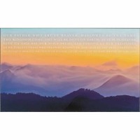 Plaque Wall Lord's Prayer Mdf 20 X12 Plaque Wall Lord's Prayer Mdf 20 X12