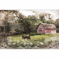 Plaque Wall Be Strong Joshua 1:6 Mdf 24x16