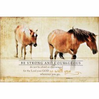 Plaque Wall Be Strong & Courageous Josh1:9