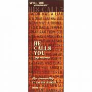 Plaque Wall He Calls You By Name Mdf 4x10 - (Pack of 2)