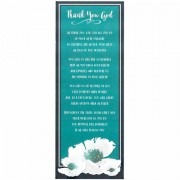 2pk -Plaque Wall Thank You God Mdf 4x10 - (Pack of 2)