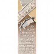 2pk -Plaque Tabletop Graduation Mdf 4x11 - (Pack of 2)