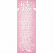 Plaque Wall Girl Teach Us To Luke 11:1 Mdf