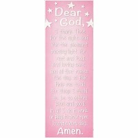 Plaque Wall Girl Teach Us To Luke 11:1 Mdf