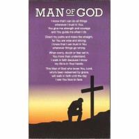 2pk -Plaque Wall Man Of Godt Mdf 6x10 - (Pack of 2)