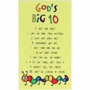 Plaque Wall God's Big 10 Mdf 6x10 - (Pack of 2)