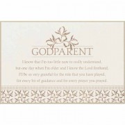 2pk -Plaque Tabletop Godparent Mdf 6x4 - (Pack of 2)
