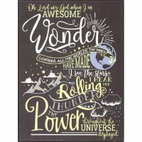 Plaque Wall O Lord My God Mdf 6x8 Plaque Wall O Lord My God Mdf 6x8