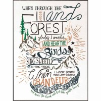 Plaque Wall When Through The Woods Mdf 6x8 Plaque Wall When Through The Woods Mdf 6x8