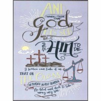 Plaque Wall When I Think That God Mdf 6x8 Plaque Wall When I Think That God Mdf 6x8