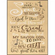 Plaque Wall Then Sings My Soul Mdf 6x8