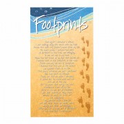 2pk -Plaque Wall Footprints Mdf 7x12 - (Pack of 2) 2pk -Plaque Wall Footprints Mdf 7x12 - (Pack of 2)