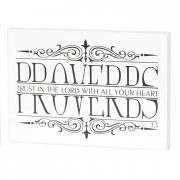 Plaque Wall Trust In Lord Prov.3:5 Mdf 7x5 - (Pack of 2)